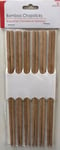 6 pairs Reusable Bamboo Chopsticks Sushi Chinese Oriental Food Chop Sticks UK