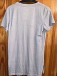 Ladies New Tags Size Small Short Sleeved Logo The North Face Grey V Neck