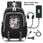 One Piece Anime périphérique sac à dos étudiant sac d'école dessin animé en plein air sac de voyage USB sac de charge sac d'ordinateur One Piece-JJ3756