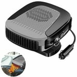 Chauffage de voiture 12v avec chauffage et refroidissement Mode 2 en 1 pour un désembuage de chauffage rapide et un ventilateur de pare-brise de