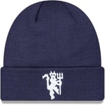 Manchester United Man Utd Official Navy Cuff Knit Beanie Hat Adults Free UK Ship