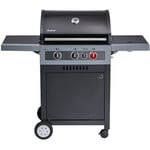 ENDERS - Barbecue Boston Black 3K Turbo - 3 brûleurs dont 1 Turbo Zone - 1 brûleur latéral - Heat Range - SWITCH GRID - 14,35 kW