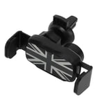 Cars Phone Mount Flexible Air Vent Phone Holder Gray Beige Union Jack Navigation