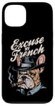 Coque pour iPhone 13 Bulldog français Excuse My Frenchie Vintage Bulldog Lover