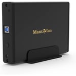 Manxdata 3TB USB 3.0 Externa Hårddiskar för Xbox ONE/PS4/Fönster PC/Mac, Svart