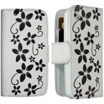 Housse Coque Étui Portefeuille Pour Apple Iphone 3g - 3gs Motif Fleur