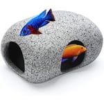 Roches pour Aquarium pour Poisson à se Reproduire, Jouer et se Reposer, Petites Céramique Pierres Décoratives pour Aquarium