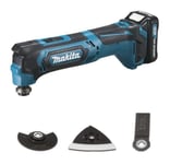 Découpeur-ponceur multifonctions Makita 2 batteries 10,8V 2.0 Ah, chargeur, coffret + Kit d'accessoires cxt - TM30DSAEX1