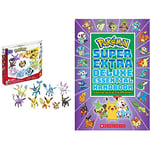 MEGA Pokémon Every Eevee Evolution toy building set, Vaporeon, ages 6+ - & Super Extra Deluxe Essential Handbook (Pokemon): The Need-To-Know STATS and Facts on Over 900 Characters