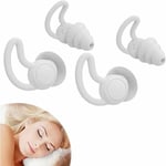 Bouchon d'Oreille, Boule Quies Bouchon Oreilles Bruit pour Dormir 2 Paires Loop Earplugs Bouchon d'Oreille Réutilisables et étanches