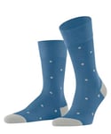 FALKE Men's Dot M SO Cotton Patterned 1 Pair Socks, Blue (Nautical 6531), 5.5-8