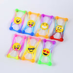 Emoticon Characters Cell Phone Bumper Case Soft & Cool Silicone Protection Cover