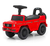 Milly Mally Mercedes-AMG G350d voiturette Porteur pour Enfants à partir de 1 an Interactive avec klaxon et Sons de Moteur Cadeau pour garçons Rouge S