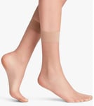 Falke Women’s 1 Pack Shelina 12 Denier Knee Highs Shimmer Brazil UK 39-42 NEW