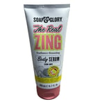 Soap & Glory The Real Zing Radiance Boosting Body Serum 200ml Vegan Lemon Lime