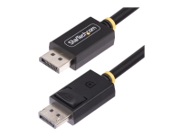 StarTech.com 2m DisplayPort 2.1 Cable, VESA-Certified, DP40 DP 2.1 Cable - DisplayPort-kabel - DisplayPort (hane) spärrad till DisplayPort (hane) spärrad - DisplayPort 2.1 - 2 m - passiv, 8K60Hz stöd, 4K144Hz stöd, 1440p support 240Hz, upp till 40 Gbps dataöverföringshastighet, UHBR10, HDR-stöd - svart