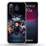 Cokitec Black Manga Demon Slayer Case for Sony Xperia 10 IV (4)