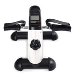 ZXY Mini Exercise Bike,Portable Indoor Fitness, Pedal Exerciser, Arm and Leg Exerciser, Work Out and Rehabilitation, Sturdy Exerciser with Adjustable Resistance,White