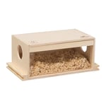 Ferplast Maison en Bois pour Hamsters, Souris, Litière Sciure, Cage Hamsters