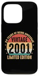 iPhone 13 Pro 24 Year Old Gifts Vintage 2001 Limited Edition 24th Birthday Case