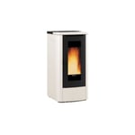 Extraflame - Poêle à granulés canalisable Teorema Plus 13 kW Ivoire