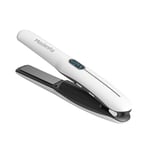 Modesty 2-in-1 Cordless Hair Straightener and Curler, Mini Portable Flat for Short Thin Fine Hair, Rechargeable 4800mAh Battery, Fast Heating for Travel 6 Heat Settings, Straightener Curling Iron