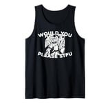 Would You Please Shut Up Primate - Ape Animal Monkey Stfu Tank Top