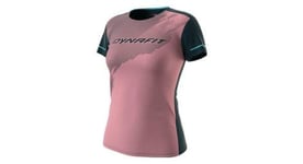 Maillot manches courtes dynafit alpine rose femme