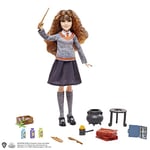 Harry Potter Hermione's Polyjuice Potions Doll & Playset, with Hermione Granger Doll in Hogwarts Uniform & Accessories, Toy for 6 Year Olds & Up