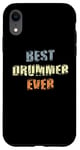 Coque pour iPhone XR Batterie pour groupe de musique Best Drummer