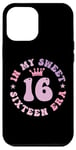 iPhone 12 Pro Max In My Sweet Sixteen Era 16th Birthday Groovy Retro 16th Case