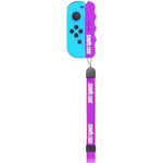 Jusst Dance Officiel - Grip & Strap pack - Poignées ergonomiques de confort avec dragonnes pour manette Nintendo Switch JoyCon