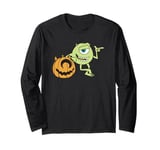 Halloween Monsters Inc Mike With Pumpkin Long Sleeve T-Shirt