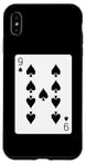 Coque pour iPhone XS Max Carte à jouer Nine of Spades