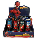 Disney Spiderman Spider-man Alu 5153 Ficklampa Flashlight LED 9c 2.Röd