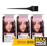 L'Oreal Casting Natural Gloss 523 Noisette Marron Clair Cheveux Couleur 3-pack