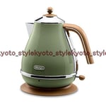 Delonghi kettle KBOV1200J-GR Olive green ICONA Vintage Collection 1.0L 23650 JPN