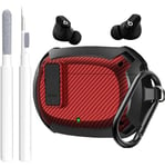 Beats Studio Buds/Studio Buds Plus Case 2021/2023 with Cleaning Kit, [Secure Lock] OTOPO Beats Studio Buds+ Protective Case Cover Men Women with Keychain Clean Pen for Beats Studio Ear Buds + Case