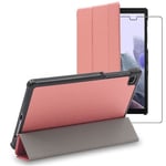 ebestStar Housse pour Galaxy Tab A7 Lite 8.7 T220 T225 Smart Case Support Auto-veille , Or Rose Gold + Film VERRE Trempé