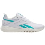 Reebok Flexagon Energy Tr 4 Sneaker Women's, Footwear White Unleashed Green Chalk, 7.5 UK