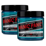 Manic Panic Siren's Song Classic Creme Vegan Semi Permanent Hair Dye 2 x 118ml