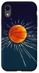 Coque pour iPhone XR Ballon de basket de sport en couleur classique