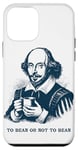 Coque pour iPhone 12 mini To Bean or not to Bean – Shakespeare avec du Café