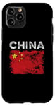 iPhone 11 Pro China Flag Distressed - Men Women Kids - Chinese Flag Case