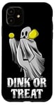 Coque pour iPhone 11 Dink Or Treat Paddle Sport Pickleball Amusant Halloween