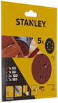 STANLEY sta32022-xj Disque de l'abrasif 5pièce (s) Accessoire pour ponceuse – Accessoires pour abrasif (5 pièce (s))