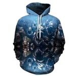 Hoodie Coat Poker Skull Hoodies Sweatshirts 3D Hoodie Men Tracksuit Fashion Hoody Funny Pullover Streetwear Mens Tracksuit 4Xl Lms1041