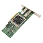 BCM57810S 10 Gt:n kaksiporttinen SFP PCIe X8 Ethernet Converged -verkkosovitin jäähdytystuulettimella monitoimi Ethernet-verkkokortti