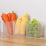 Refrigerator Organizer Box Time Saving Prevent Odor Translucent Tidy Wide Mouth