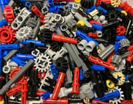 LEGO TECHNIC 330+ MIXED PARTS GEARS (x40) BUSHES 4x JOINTS, AXLES,CONNECTORS NEW